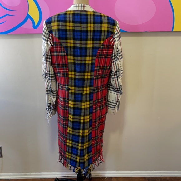 Moschino Couture Men's Plaid Wool Tuxedo Jacket NWT - Picture 6 of 16